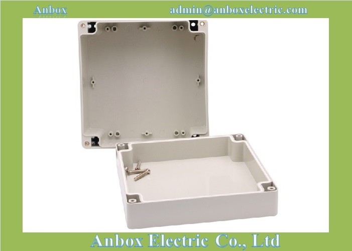 China 160x160x90mm waterproof high impact ABS project enclosures with brass inserts on sale