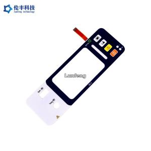 China Polyester PET LED Membrane Switch , Customized Design Key Membrane Switch on sale