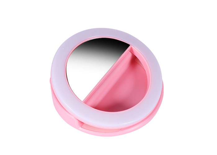 China Compact Selfie Ring Light LED Dimmable Ring Light With Make - Up Mirror on sale