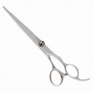 Cheap SUS440C Stainless Steel Pet Shear, White Teflon Coating for Dog Grooming Tool, Convex Edge Blade  wholesale