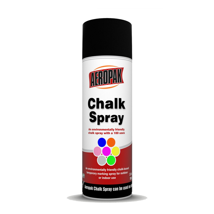 Aeropak Manufacturer certificate temporary marking Colorful Chalk Spray paint