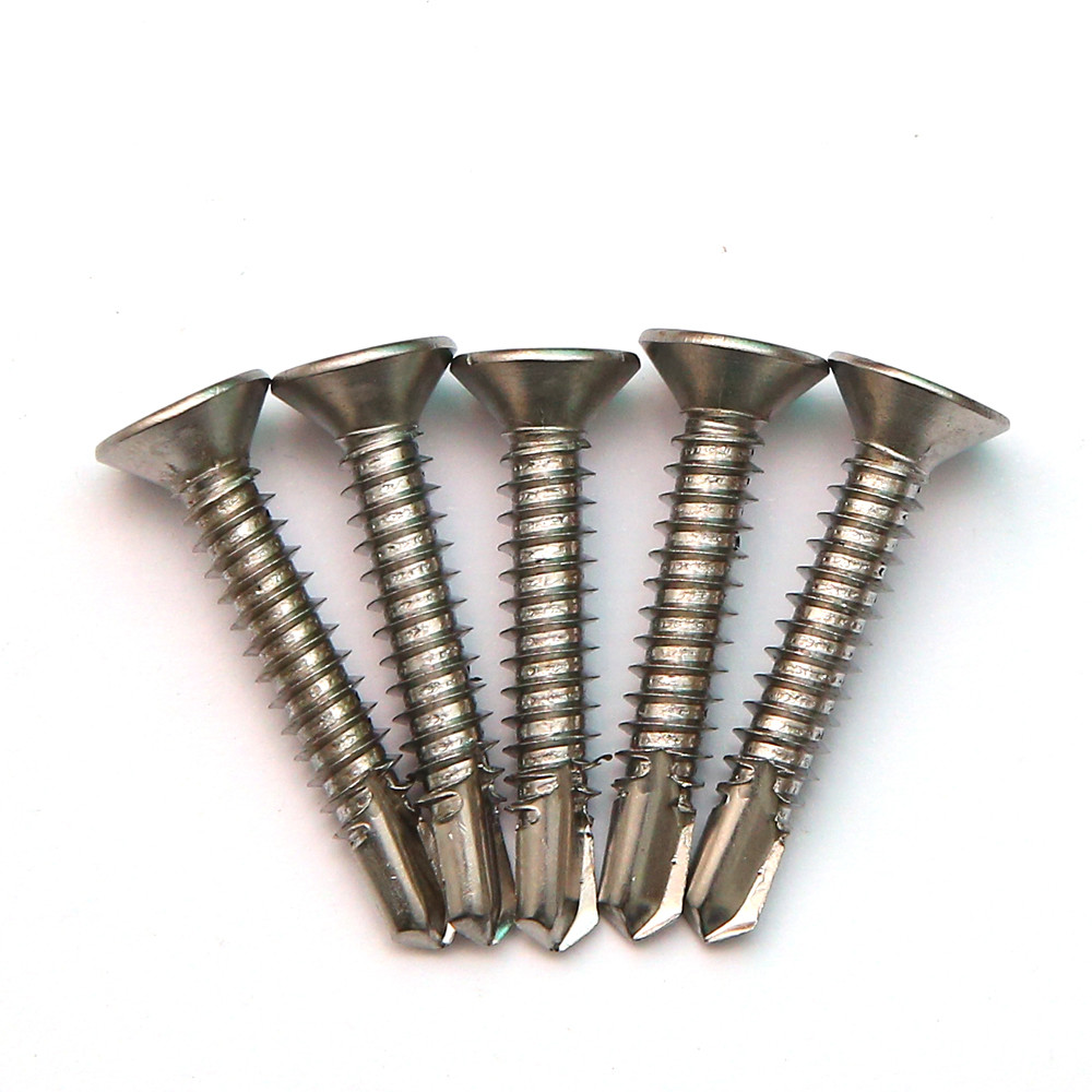Cheap DIN7504P Cross Recess Countersunk Self Drilling Screws Metal AISI 410 Stainless Steel wholesale