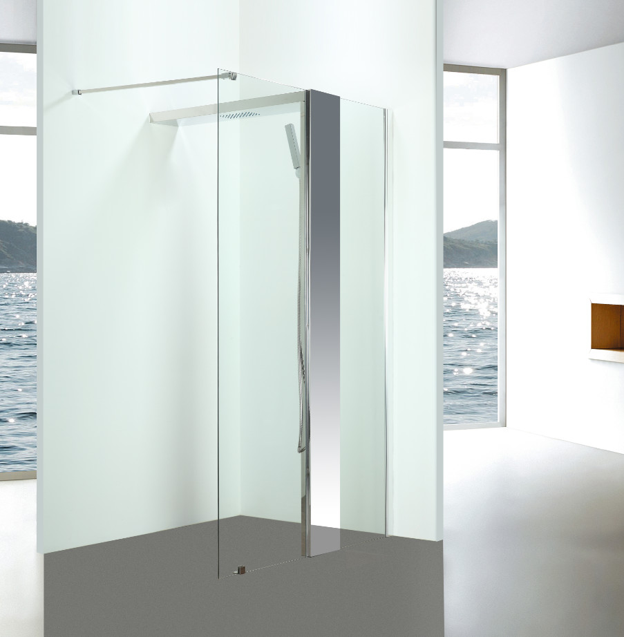 Cheap Professional Bathroom Walk In Shower Enclosures , Clear Glass Shower Enclosures wholesale