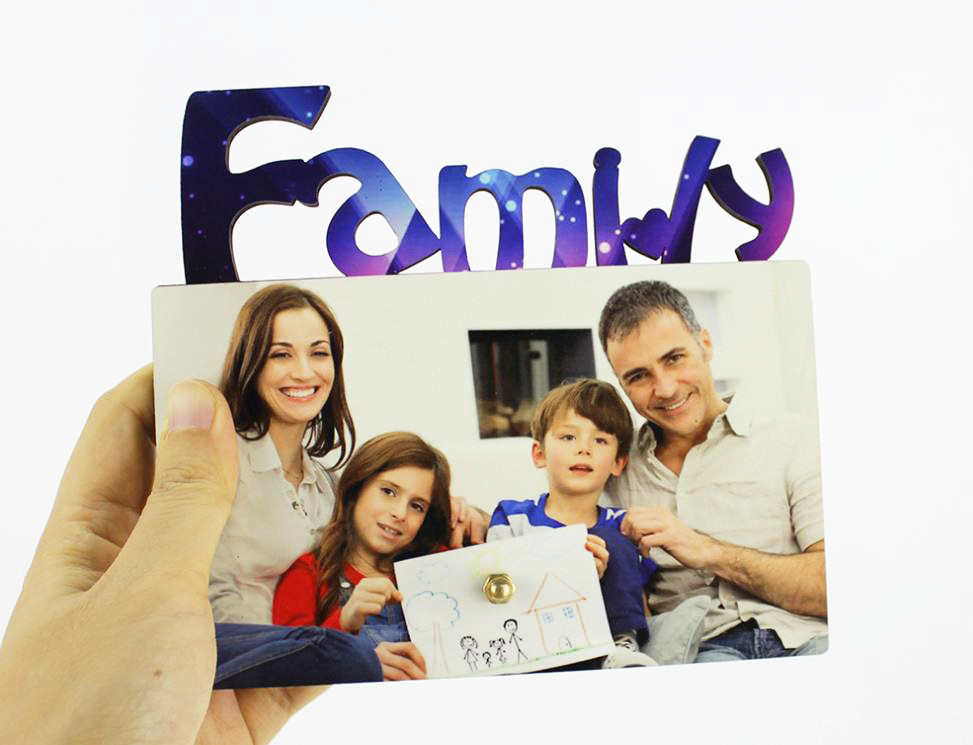 Buy cheap Matte White MDF Sublimation Blanks Transfer Family Photo Panel from wholesalers