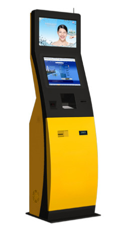 Cheap Touch Screen Railway / Metro Ticket Vending Machine Windows Or Android OS wholesale