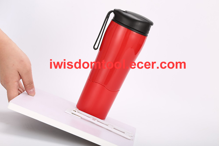 China Spill Free Coffee Mug with Magic Sucker Innovative Push Not Pour Travel Coffee Cup with Splash Proof on sale