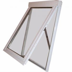Cheap Clear Tempered Glazed Awning Aluminum Window , Anodising Swing Open Window wholesale