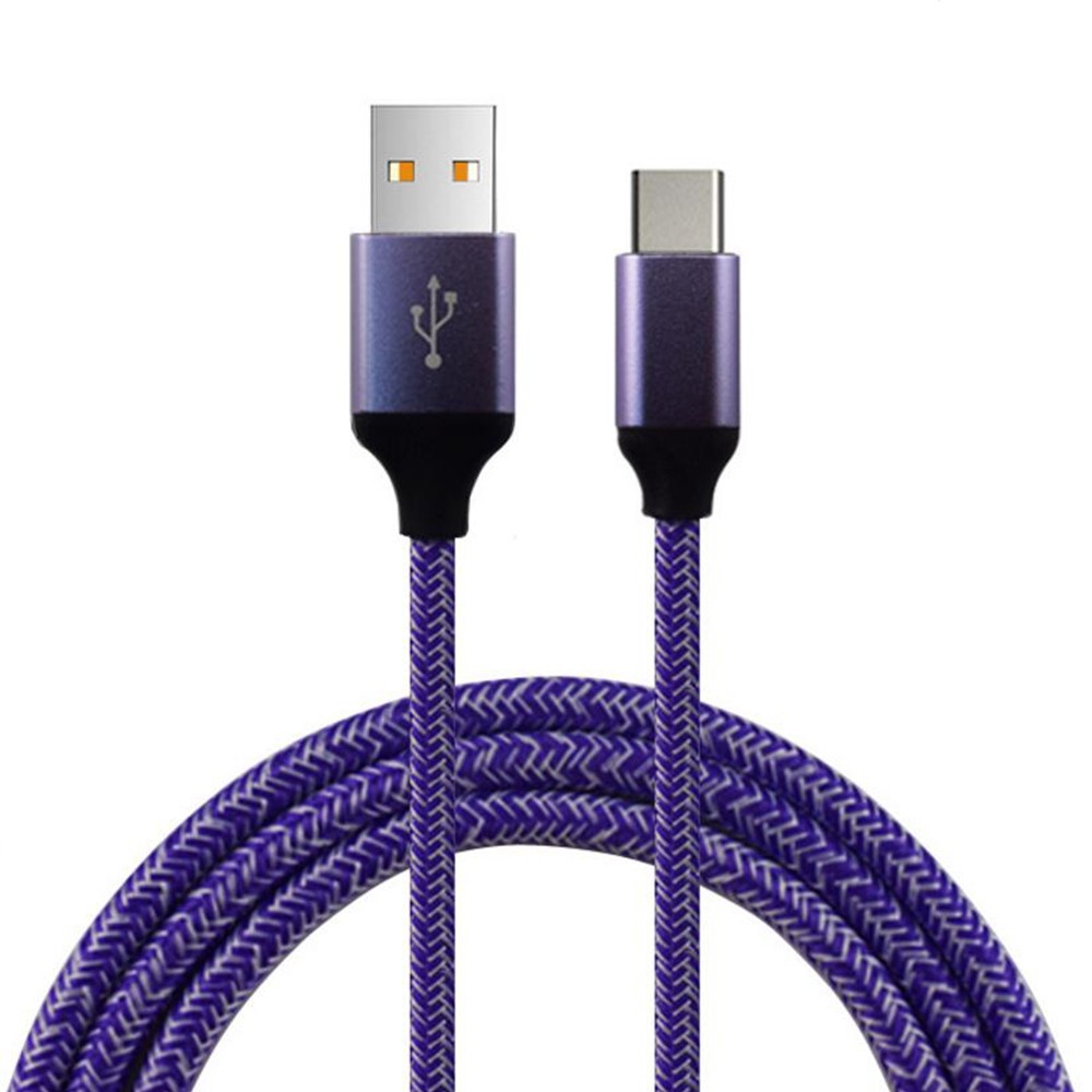 Cloth braided USB data cable cell phone fast charging cable for huawei for sale