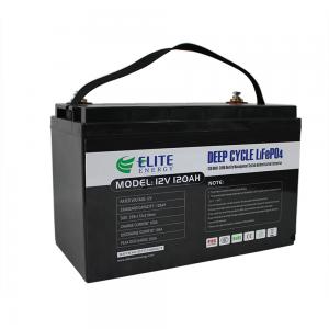 Cheap Rechargeable LFP Cell 4S 12V 120Ah RV LiFePO4 Battery Deep Cycle wholesale