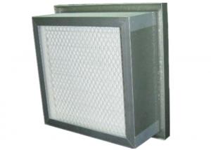 Cheap Industrial Ducted Pleated Air Filters , Aluminum Frame Fiberglass Air Filters wholesale