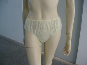 Cheap FDA Lady Women 35gsm Disposable Underwear For Travel wholesale