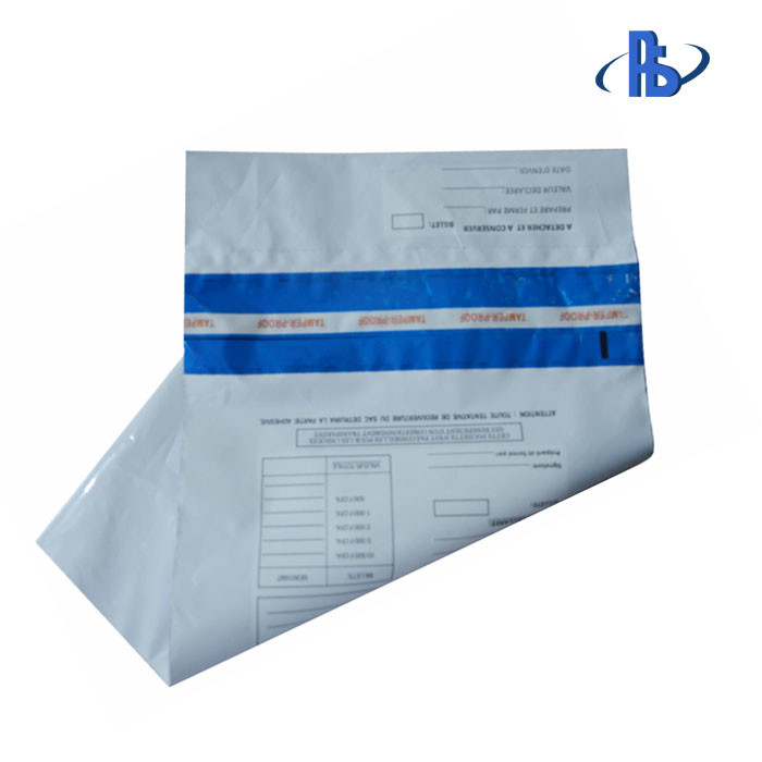 Cheap Recyclable Tamper Evident Plastic Bags With Self Adhesive Seal wholesale