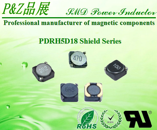 Cheap PDRH5D18 Series 3.3μH~330μH SMD Shield Power Inductors Round Size wholesale