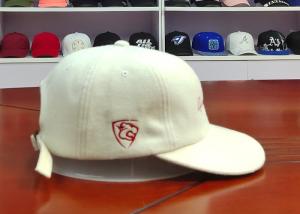 Cheap Customized Flat Embroidery Logo Cotton Baseball Caps Standard 58-60cm For Adult wholesale