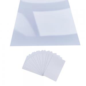 Cheap White 760mic 20X30cm PVC Binding Cover For ID Card wholesale