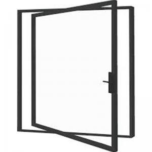 Cheap Narrow Frame Aluminium Pivot Doors Ventilating Two Sides Folding wholesale