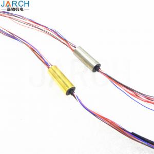 China Auto Alternator Mini Capsule Slip Ring 12 Circuits No Flange For High Speed Ball on sale