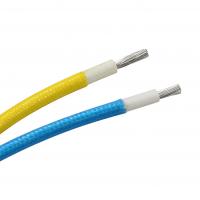 China Awm3122 Heat Resistance Silicone Fiberglass Braiding Cable 300V for sale