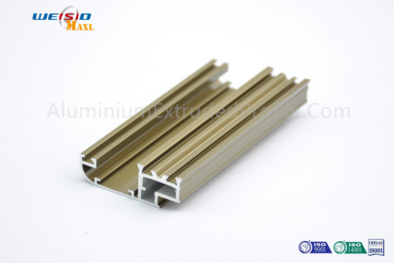 China AA6063 T5 Bronze Anodized Aluminium Profile Extrusion IN 6 meter Length on sale