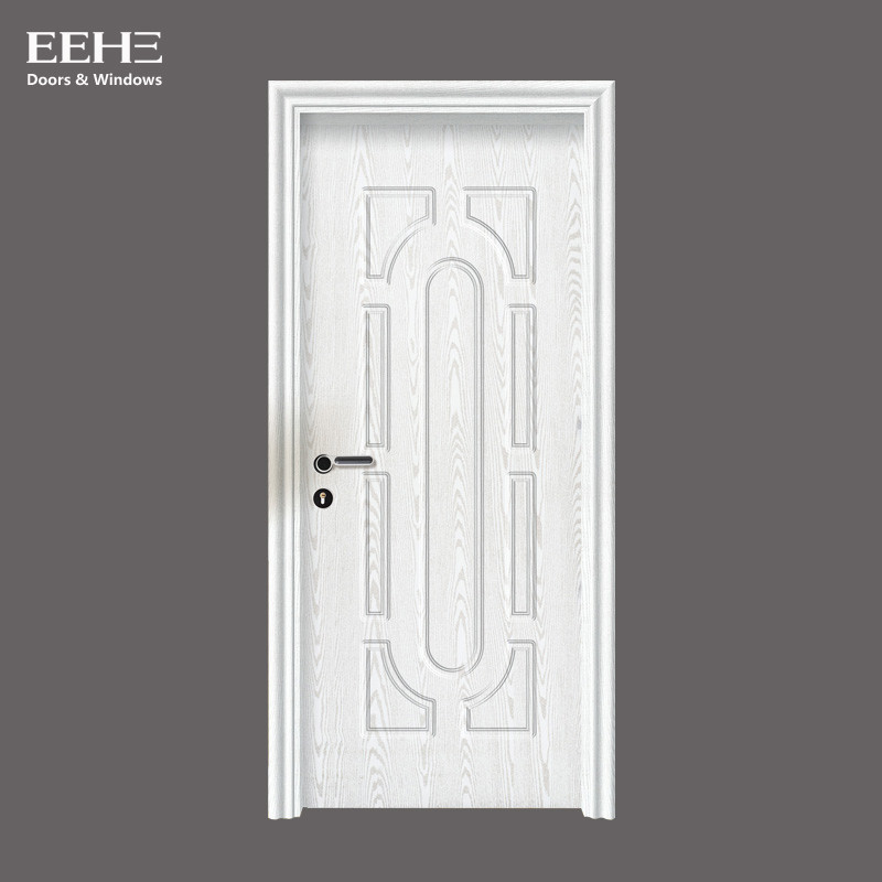 Cheap Waterproof Commercial PVC Coated Wooden Doors For Home Rosh Certificate wholesale