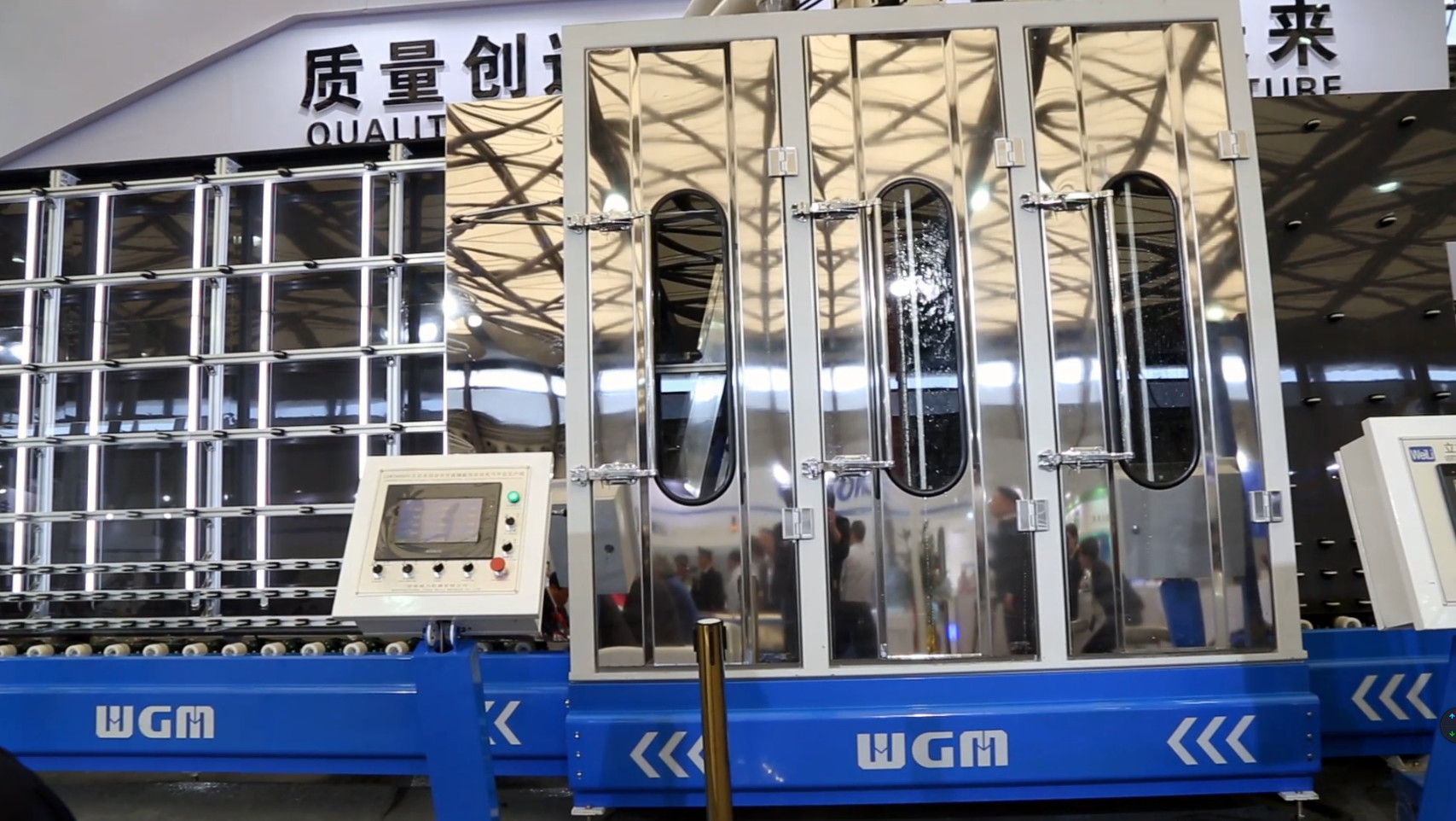 Cheap 2500mm Height Double Glazing Glass Machine High Efficiency For LowE Glass wholesale