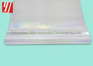 China OEM Checkered Silver Hot Stamping Foil Shrink Film Heat Sensitive Paperboard Paper Label on sale
