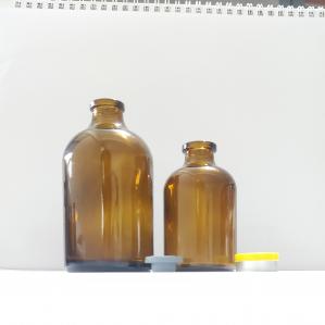China 50ml Moulded Glass Bottle For Infusion Liquid And Other Medicine on sale
