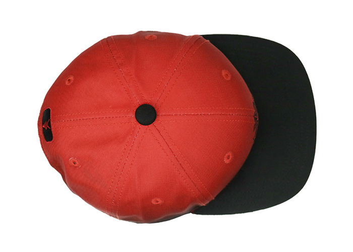 ACE wholesale customize flat brim cap red tone embroidery cool male