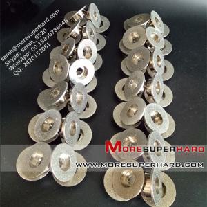 Electroplated cutting disc with electroplated grinding wheel for marble diamond tools   sarah@moresuperhard.com
