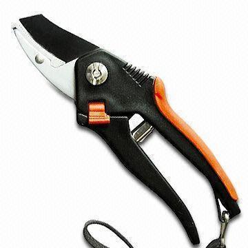 Cheap 8 Inches By-pass Pruning Shear with Twin-color ABS and TPR Handle wholesale