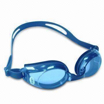 Cheap Optical Swimming Goggles with Silicone Double Strap wholesale