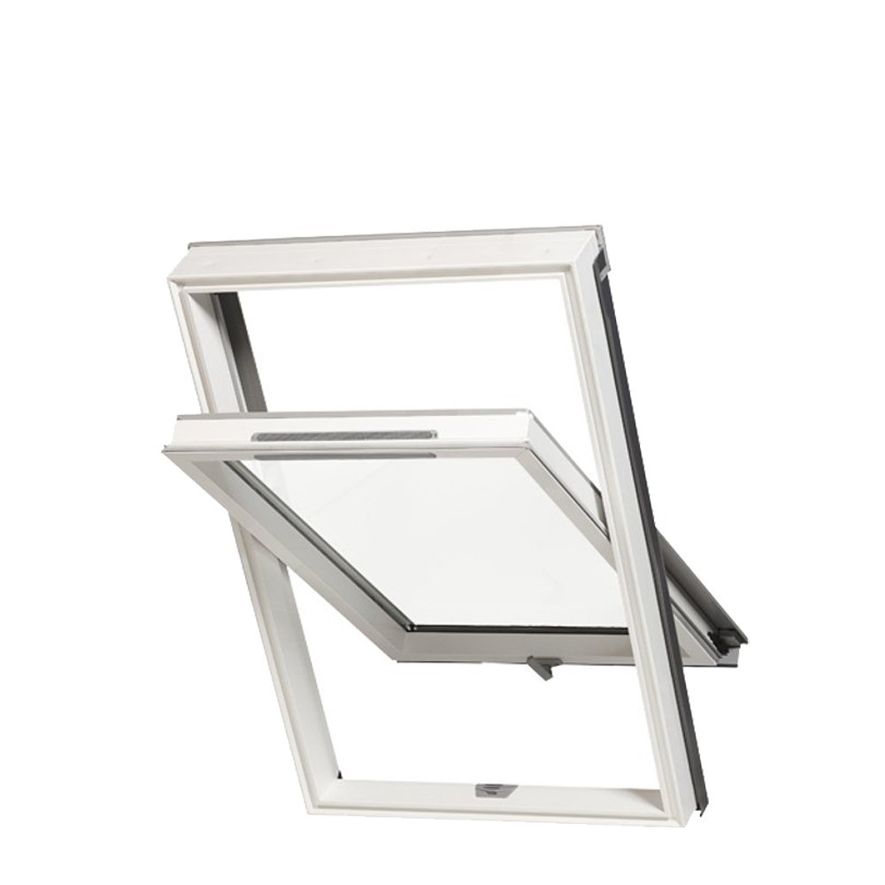 Cheap Clear Glass Aluminium Pivot Window , Inswing Awning Window With Hinge wholesale