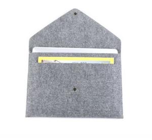 Cheap laptop accessories Woolen Felt Envelope Cover Sleeve bag. size IS a4. 3mm microfiber material wholesale