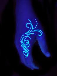 China Glow in the dark jewelry tattoo on sale