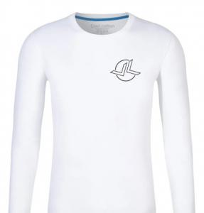 Cheap Combed cotton long-sleeved crewneck advertising shirt custom T-shirt team suit activity blank suit print pattern logo wholesale