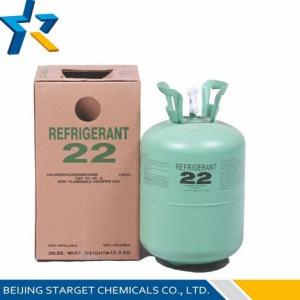 Cheap R22 CHCLF2 formula Chlorodifluoromethane HCFC R22 Refrigerant Replacement for intermediate wholesale