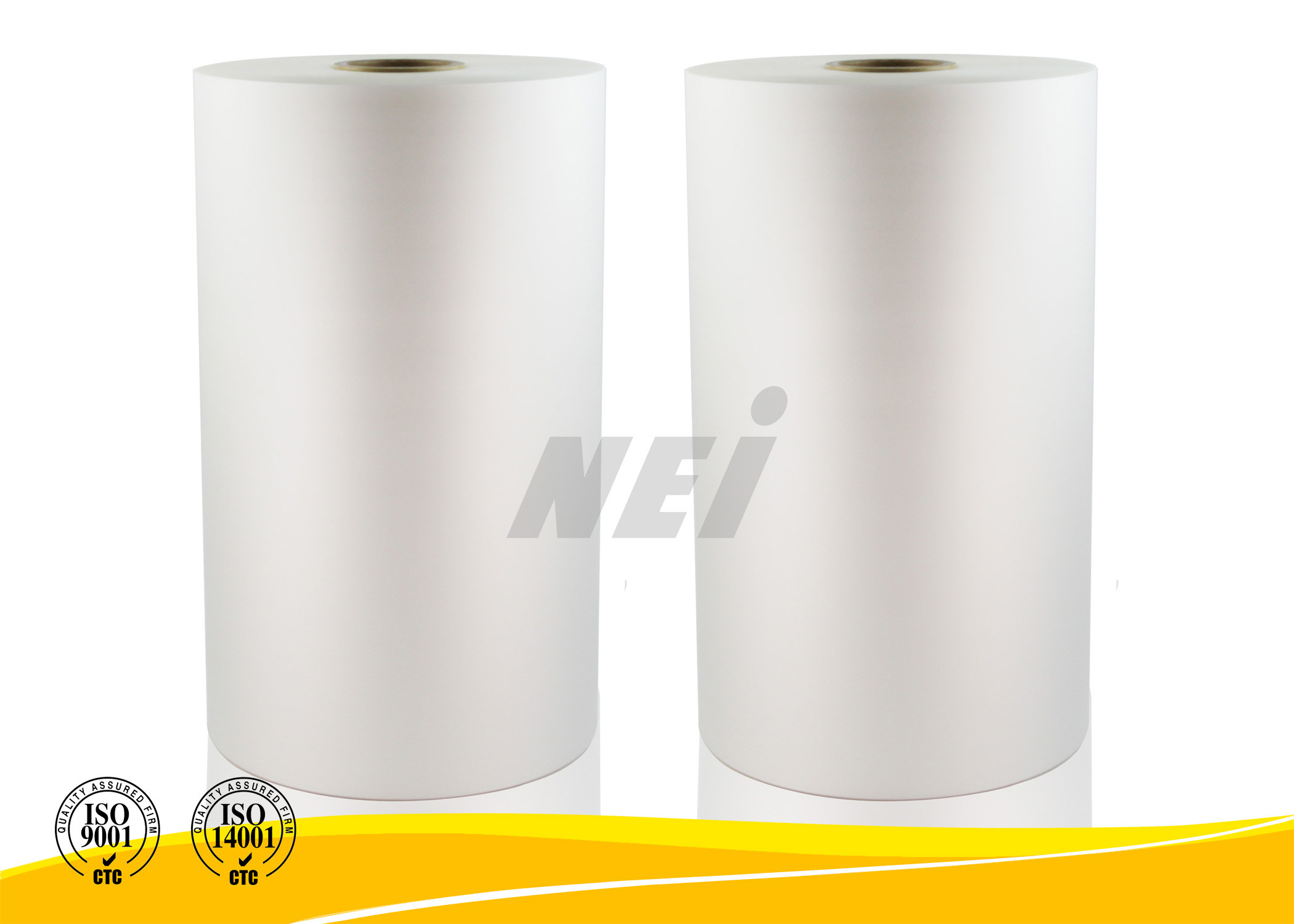 China 3 Inch 25 Micron Matte Lamination Film Rolls , Heat Laminating Film For Mobile Box on sale