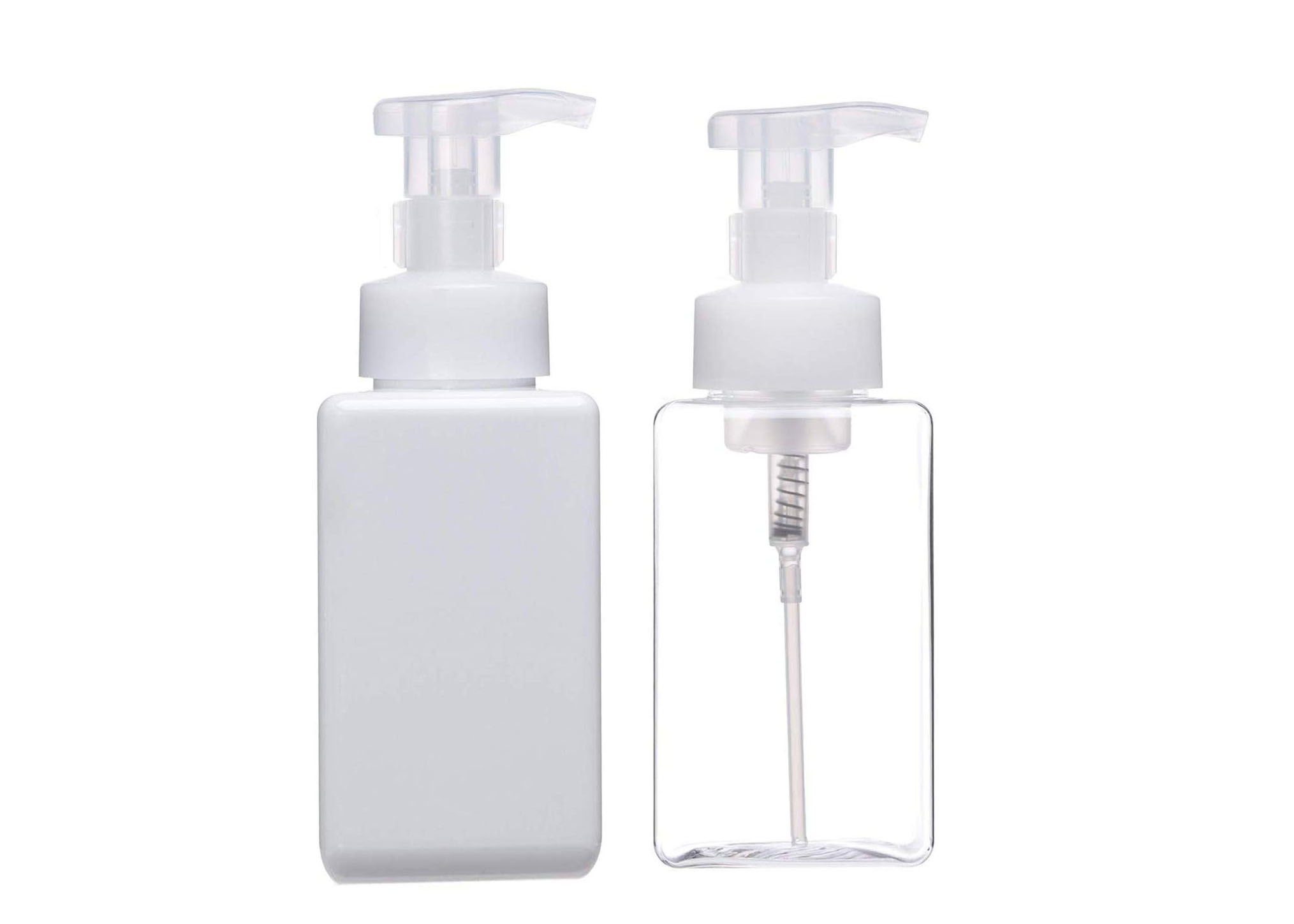 Cheap Clear Transparent PP Foaming Soap Bottle Refillable Leakage Proof wholesale