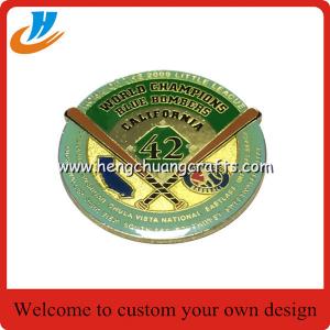 Cheap Offset process baseball badges,fast production baseball metal lapel pin wholesale