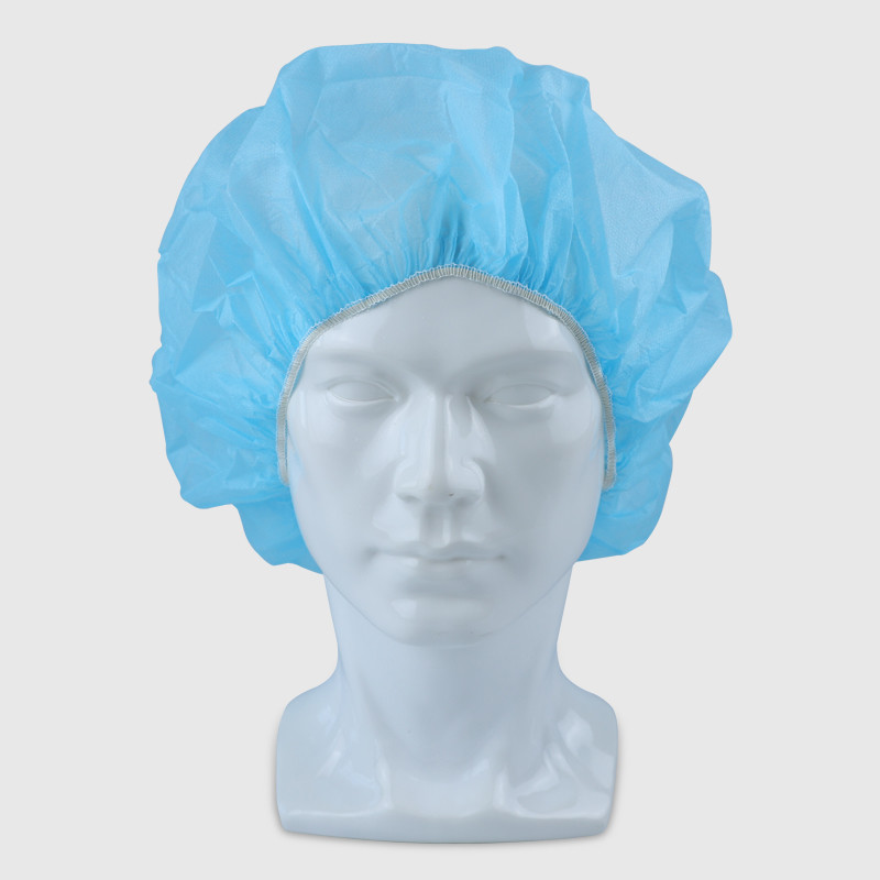 Cheap Disposable Elastic Disposable Hair Cap Non-Woven Surgical Bouffant Cap Clip Cap Elastic wholesale