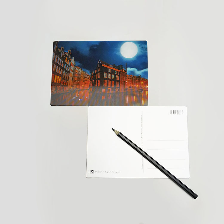 Cheap 2022 hot sale PET material customized lenticular-printing post cards with 3D or flip effect or animation sell in Vietnam wholesale