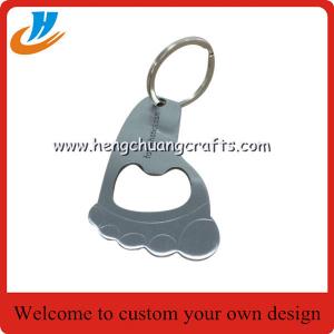 Cheap Factory custom keychain bottle opener,stainless steel openers with your own logo wholesale