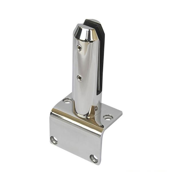 Quality No hole required Stainless steel round side mount glass spigot Dia48*155mm-EK101.12 for sale