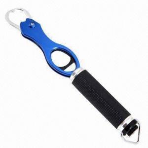 Cheap Fishing gripper, 2 opening jaws, that could be opened for easy grip of fish, made of aluminum alloy wholesale