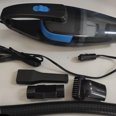 Cheap NEW DC12V Handheld Car Vacuum Cleaner With Cigarette Lighter LED lamp plastic black and blue wholesale