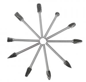 Cheap 1/8 Inch Shank Tungsten Carbide Bur Rotary Drill Bits Cutter Files Set wholesale