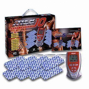Cheap Body Therapist with One LCD and Eight Electrode Pads, Operated by 3 x of AAA 1.5V Batteries wholesale