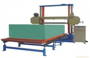 China Horizontal Automatic Polyurethane / PU Foam Cutting Machine For Sponge Sheet on sale