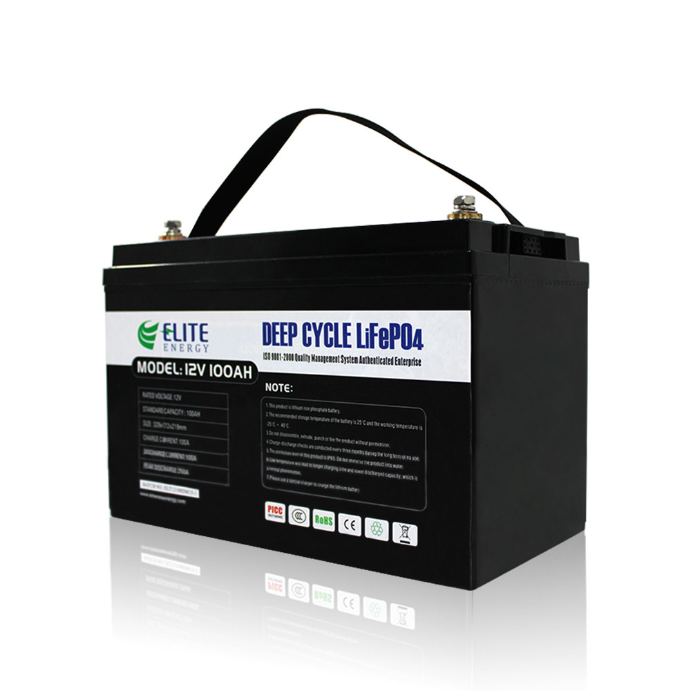 Cheap 3000 cycles 12V LiFePO4 Battery 12.8V 100Ah Solar LiFePO4 Battery wholesale