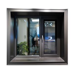 Cheap Interior Aluminium Casement Window With Stainless Steel Mesh 1.5*1.0m wholesale